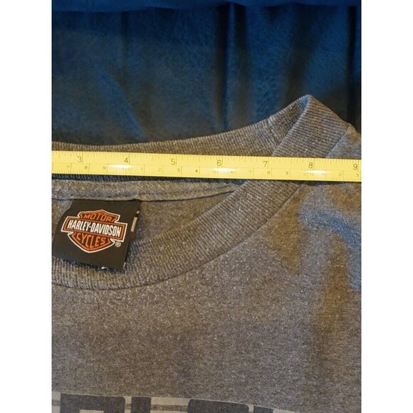 Harley Davidson Motorcycles "Port Dover Home Of Friday 13" Gray T-Shirt Size 3XL - Picture 8 of 11